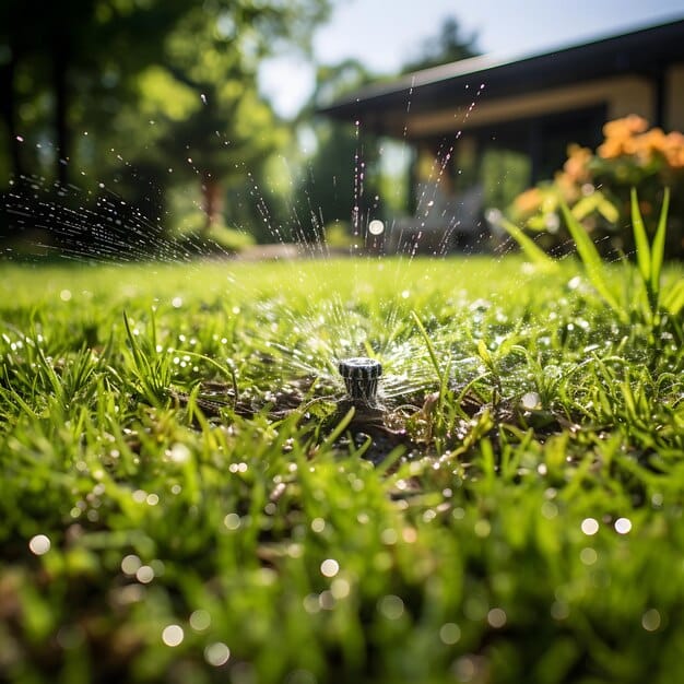 automatic garden sprinkler for lawn